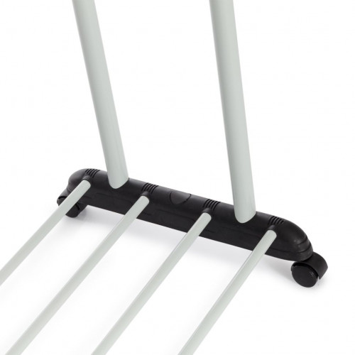 Вешалка JET, металл, пластик, 86*44*166 см, черный/светло-серый/хром