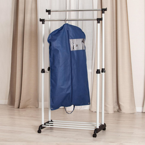 Вешалка JET, металл, пластик, 86*44*166 см, черный/светло-серый/хром