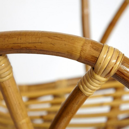 Комплект террасный AKIRA /без подушки/, skin rattan eco, 54х60х78см / D46х40см, Natural (натуральный)