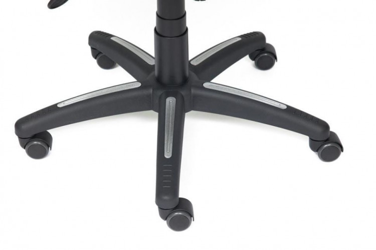 Кресло BARON, кож/зам, черный/черный перфорированный, 36-6/36-6/06