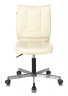 Кресло Бюрократ CH-330M бежевый Orion-10 эко.кожа крестов. металл хром