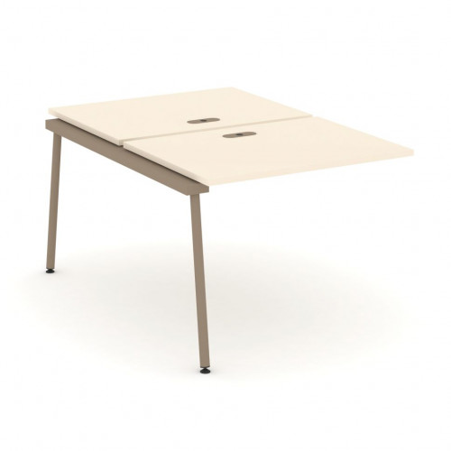 Estetica Двойной наборный элемент рабочей станциии ES.2.NRS-1-LK Сатин/Латте металл 980*1500*750