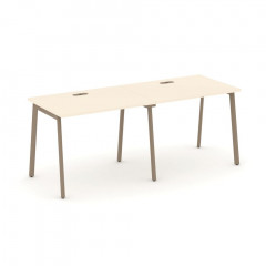 Estetica Рабочая станция на 2 места ES.RS-2.1-LP Сатин/Латте металл 1960*730*750