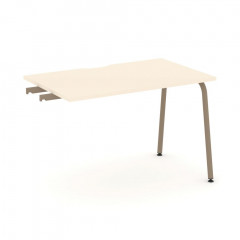 Estetica Стол приставка к опорным тумбам ES.SPR-2-VK Сатин/Латте металл 1180*730*750