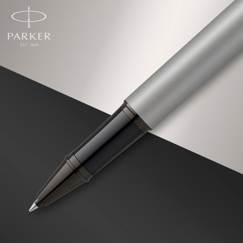 Ручка роллер Parker IM Achromatic T317 (CW2127751) Matt Grey F черн. черн. подар.кор.