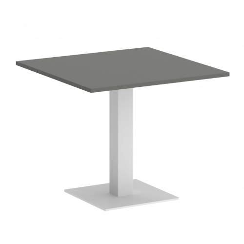 Home Office Стол квадратный VR.SP-5-90.2 Металлик/Белый металл 900*900*750