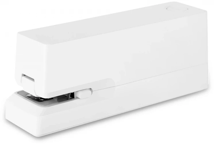 Степлер электрический Deli TA750 24/6 26/6 (20листов) белый 100скоб пластик