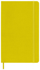 Блокнот Moleskine CLASSIC SILK QP060M6SILK Large 130х210мм обложка текстиль 240стр. линейка твердая обложка желтый