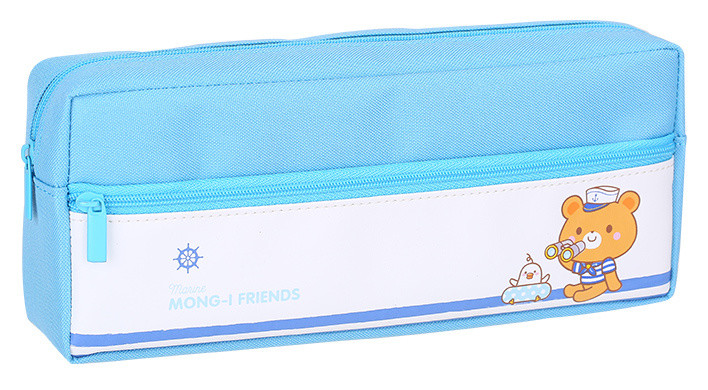 Пенал Deli EZ85902 2отд. текстиль