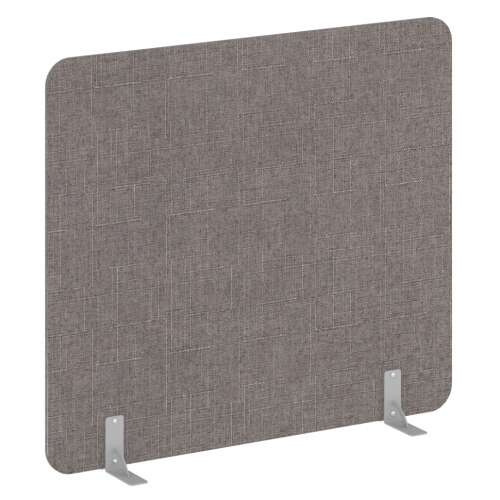 R-line soft Перегородки на металлических опорах на фетровых подпятниках AP.F-160-140 Romeo 05/Серый металл 1600*18*1400