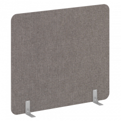 R-line soft Перегородки на металлических опорах на фетровых подпятниках AP.F-160-140 Romeo 05/Серый металл 1600*18*1400