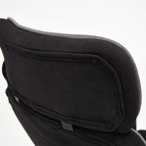 Кресло CHARM, флок , черный, 35