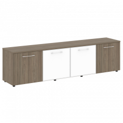 Yalta Тумба модульная LT.TS-4.5 white Вяз/Стекло white 2188*450*580