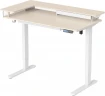 Стол для компьютера Cactus CS-EDL-DWT столешница ДСП светлый дуб каркас белый 120x71x60см