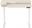 Стол для компьютера Cactus CS-EDL-DWT столешница ДСП светлый дуб каркас белый 120x71x60см