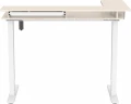 Стол для компьютера Cactus CS-EDL-DWT столешница ДСП светлый дуб каркас белый 120x71x60см