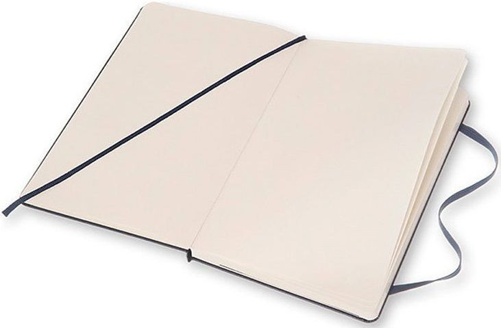 Блокнот Moleskine CLASSIC QP062B20 Large 130х210мм 240стр. нелинованный твердая обложка синий сапфир