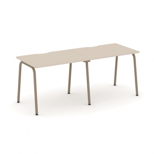 Estetica Рабочая станция на 2 места ES.RS-2.1-VK Капучино/Латте металл 1960*730*750