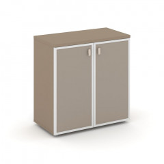 Estetica Шкаф низ. широкий (2 низ. фасада стекло лакобель в раме) ES.ST-3.2R U Латте/Лакобель umbra 800*420*823