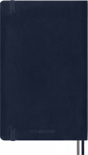 Блокнот Moleskine CLASSIC SOFT EXPENDED QP616EXPB20 Large 130х210мм 400стр. линейка мягкая обложка синий сапфир