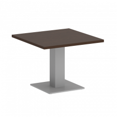 Home Office Стол журнальный квадратный VR.SP-5-60.2G Венге/Серый металл 600*600*450