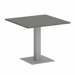 Home Office Стол квадратный VR.SP-5-90.2 Металлик/Серый металл 900*900*750