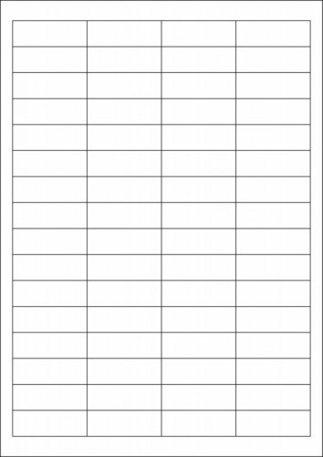 Этикетки Lomond 2100205 A4 16.9x48.5мм/50л./белый