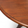 Cтол обеденный CLIFF (mod. 4242PE-30 OAK-T/B), дерево гевея, МДФ, D 107 х 76 см, дуб