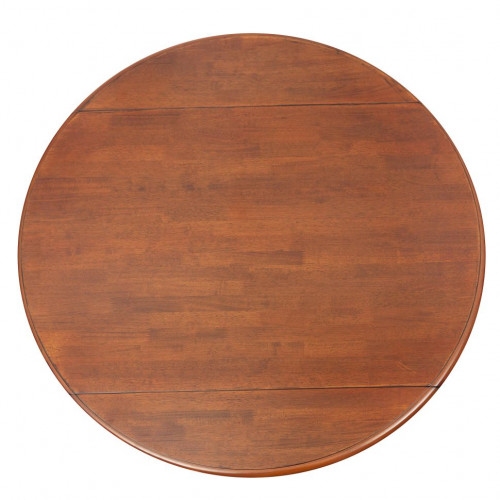 Cтол обеденный CLIFF (mod. 4242PE-30 OAK-T/B), дерево гевея, МДФ, D 107 х 76 см, дуб