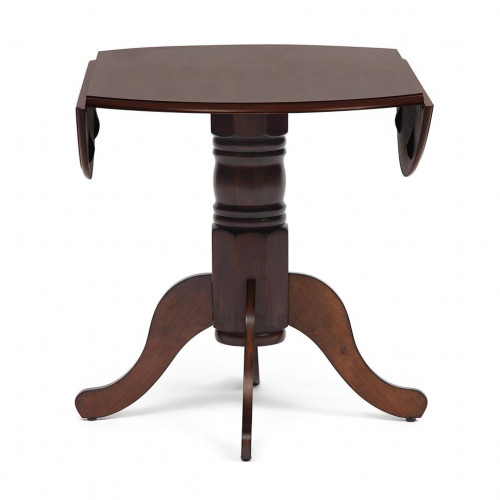 Cтол обеденный CLIFF (mod. 4242PE-30 OAK-T/B), дерево гевея, МДФ, D 107 х 76 см, дуб