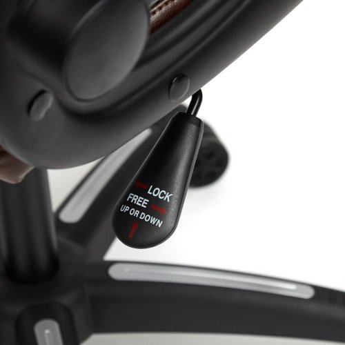 Кресло BAZUKA, кож/зам, серый/коричневый, 2TONE/2TONE перф/2TONE