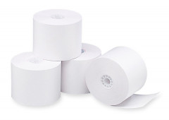 Лента чековая Silwerhof 80мм 58м 12mm термобумага