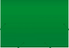 Портфель Бюрократ -BPR6GRN 6 отдел. A4 пластик 0.7мм зеленый