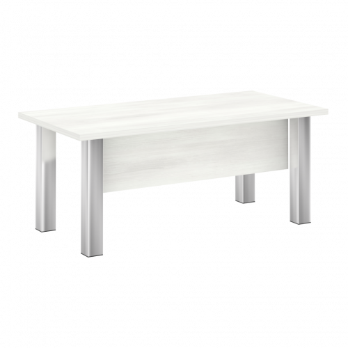 Yalta Стол руководителя M-LT.D-18.1 Снежная патина/Нерж. сталь 1800*900*750