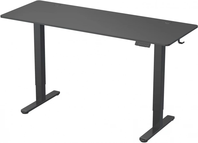 Стол для компьютера Cactus CS-EDL-BBK столешница ДСП черный каркас черный 160x71x60см