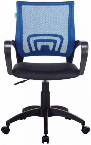 Кресло Бюрократ CH 696 синий TW-05 сиденье черный TW-11 сетка/ткань крестов.