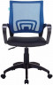 Кресло Бюрократ CH 696 синий TW-05 сиденье черный TW-11 сетка/ткань крестов.