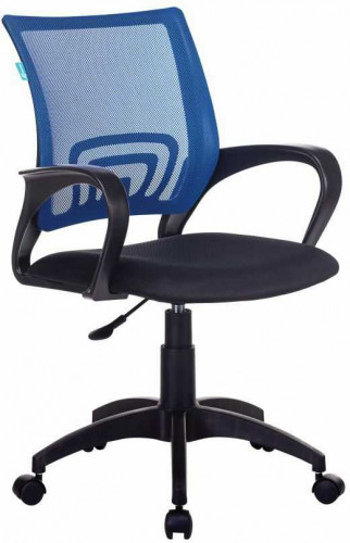 Кресло Бюрократ CH 696 синий TW-05 сиденье черный TW-11 сетка/ткань крестов.