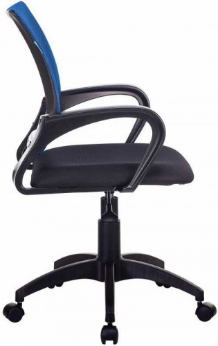 Кресло Бюрократ CH 696 синий TW-05 сиденье черный TW-11 сетка/ткань крестов.