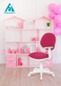 Кресло детское Бюрократ Ch-W356AXSN розовый 15-55 крестов. пластик пластик белый