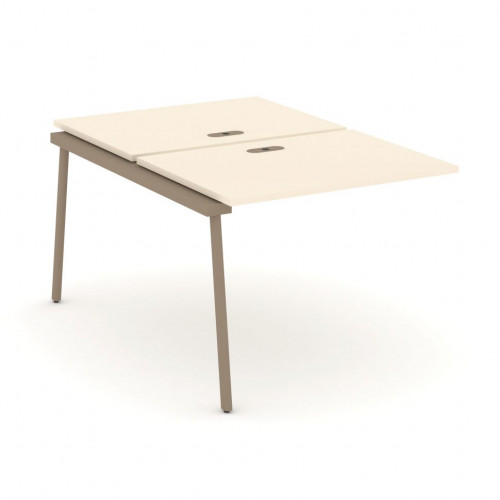 Estetica Двойной наборный элемент рабочей станциии ES.2.NRS-1-LP Сатин/Латте металл 980*1500*750