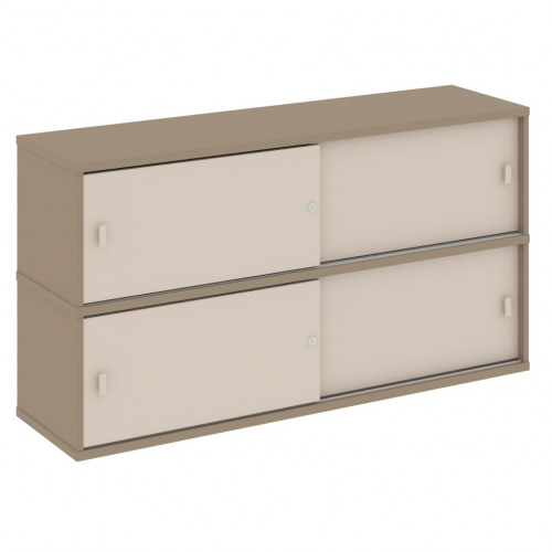 Estetica Надставка на две тумбы высокая ES.NV-2.1 Латте/Капучино 1500*410*795