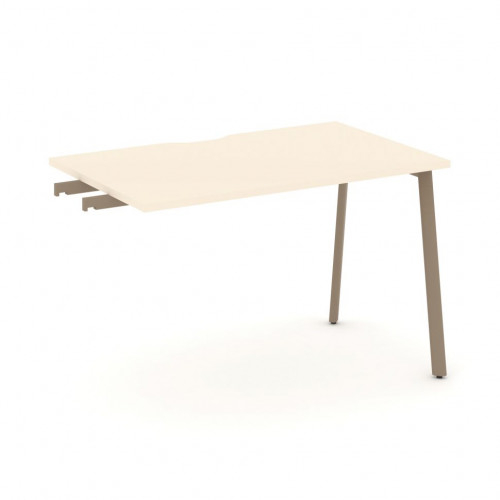 Estetica Стол приставка к опорным тумбам ES.SPR-2-VP Сатин/Латте металл 1180*730*750