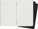 Блокнот Moleskine CAHIER JOURNAL QP312 Pocket 90x140мм обложка картон 64стр. клетка черный (3шт)