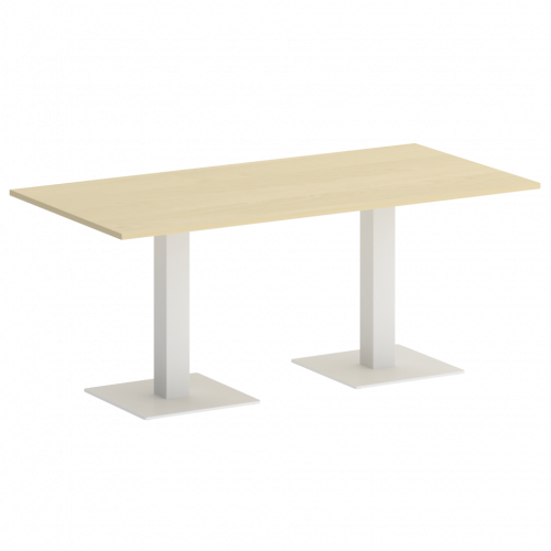 Home Office Стол прямоугольный VR.SP-5-180.2 Клён/Белый металл 1800*900*750