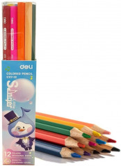 Карандаши цв. Deli EC117-12 Little Singer тополь 12цв. карт.кор.