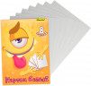 Картон белый Silwerhof 8л. A4 Монстрики 230г/м2 1диз. обл.мел.картон папка