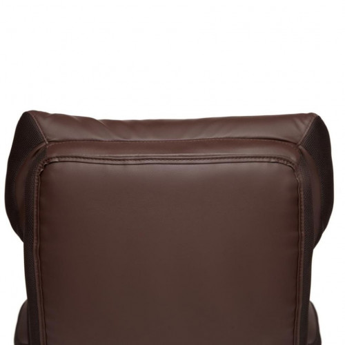 Кресло CHIEF, кож/зам/ткань, коричневый/коричневый стеганный, 36-36/36-36 стеганный/24