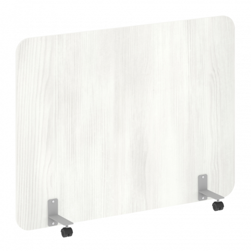 R-line Перегородка на металлических опорах, на роликах DP.R-160-120 Снежная патина/Серый металл 1600*18*1200