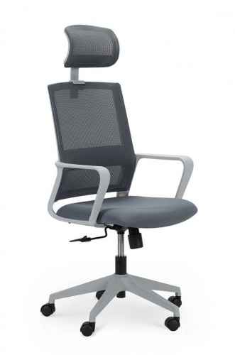 Кресло руководителя  Практик grey CH-219A-HS-К304D-14*N204